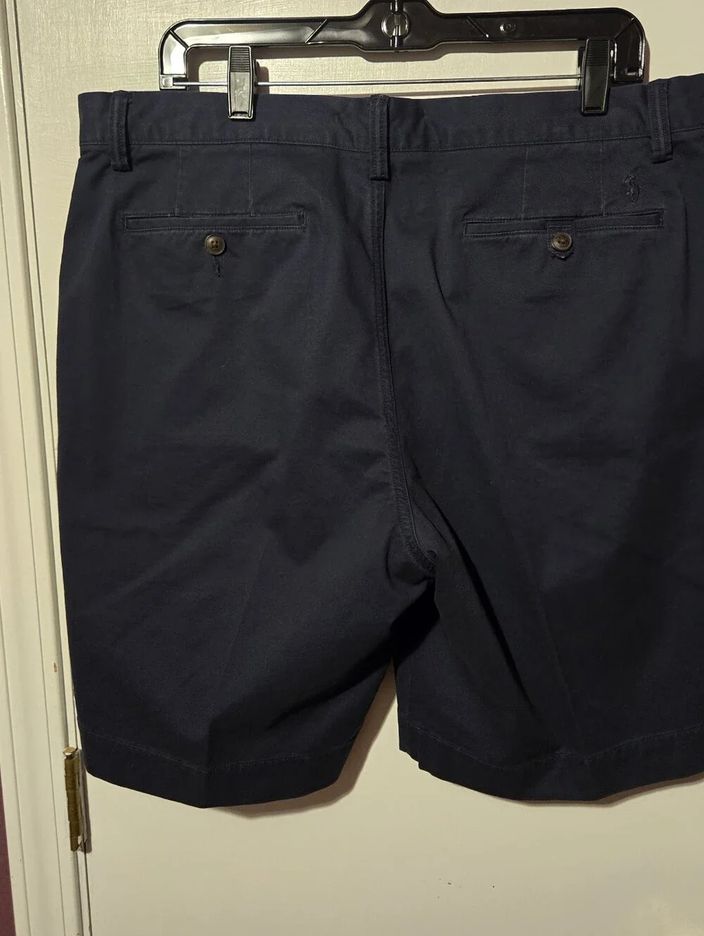 Polo Ralph Lauren Stretch Twill Chino Shorts Sz 35 Mens Navy Classic FiT